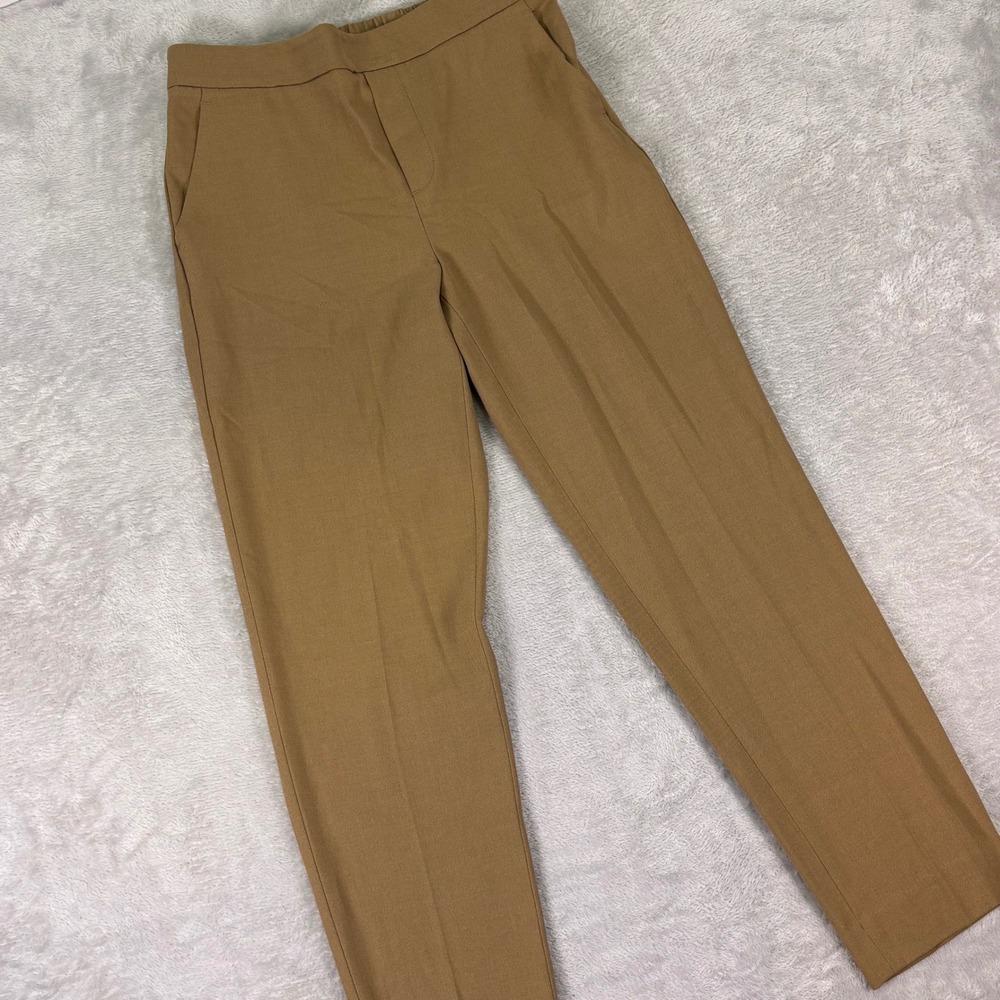 NWT Banana Republic Women's Hayden Pants Size 4‎ Tan Straight Leg Trouser